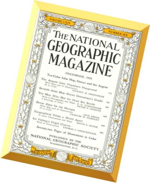 National Geographic Magazine 1958-12, December