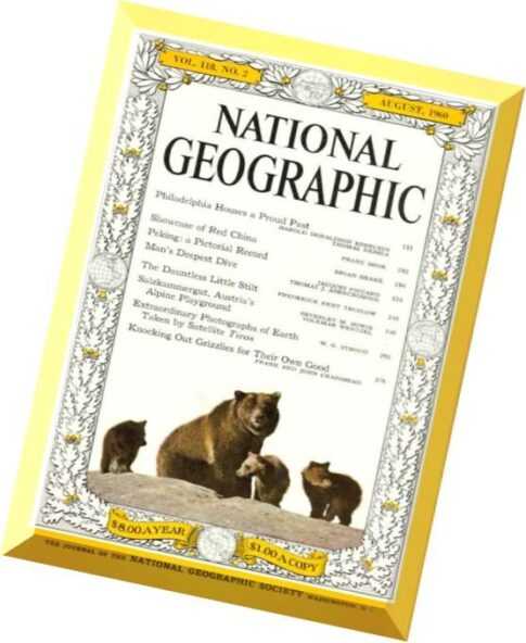 National Geographic Magazine 1960-08, August