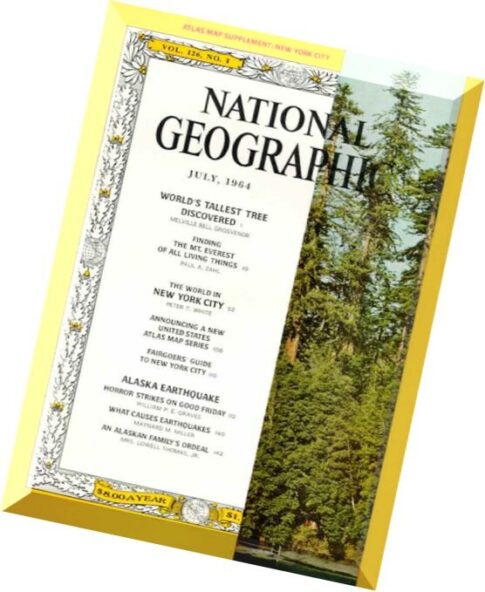National Geographic Magazine 1964-07, July