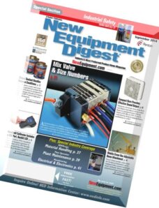 New Equipment Digest — September 2014