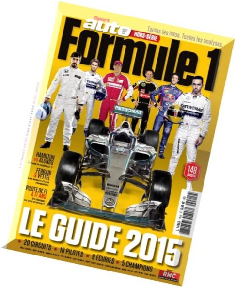 Sport Auto Hors-Serie N 15 — Guide Formule 1, 2015