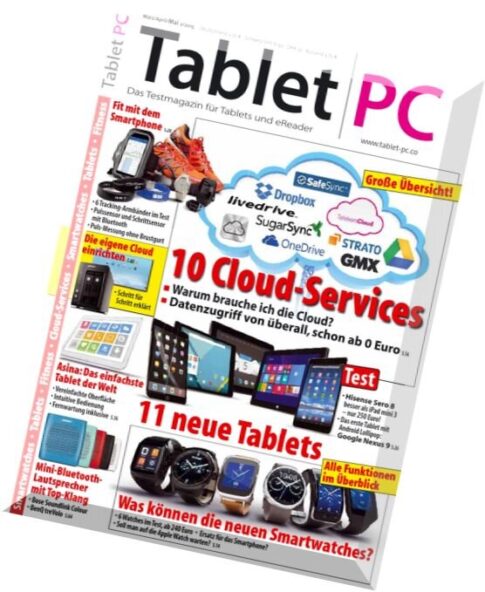 Tablet PC — Testmagazin Marz-April-Mai 02, 2015