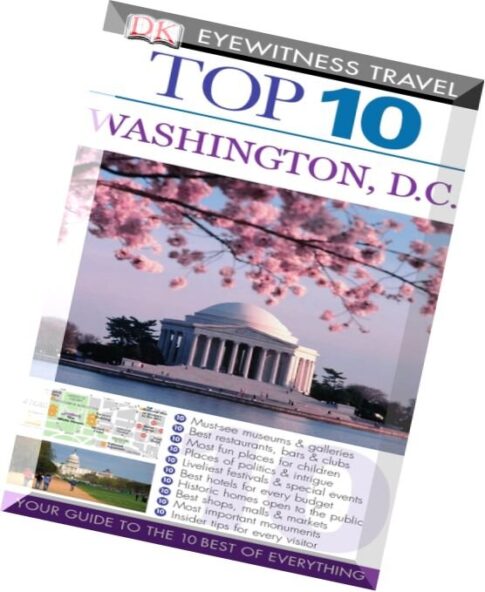 Washington, D.C. (DK Eyewitness Top 10 Travel Guides) (Dorling Kindersley 2011)