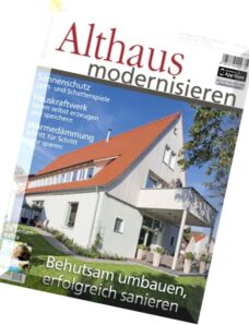 Althaus Modernisieren – April-Mai 2015