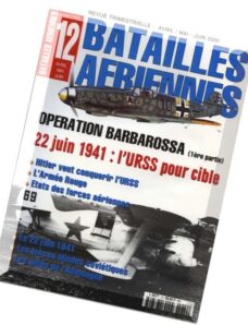 Batailles Aeriennes 12 – Operation Barbarossa P-1
