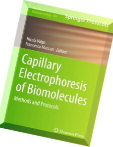 Capillary Electrophoresis of Biomolecules Methods and Protocols
