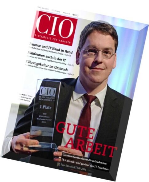 CIO – IT-Strategie fur Manager – Marz-April 2015