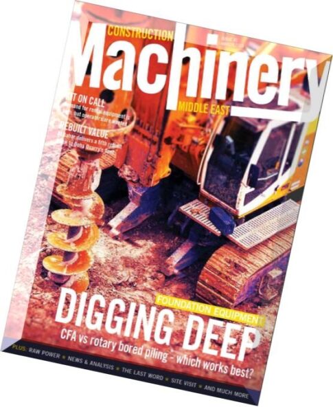 Construction Machinery ME – March 2015
