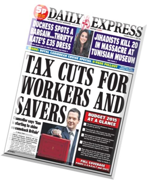 Daily Express – 19 Thursday March 2015
