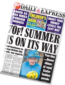 Daily Express – Monday, 6 April 2015