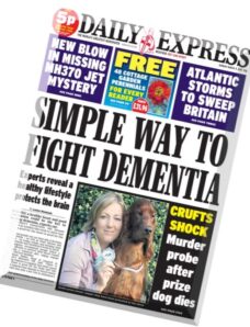 Daily Express – Monday, 9 March 2015