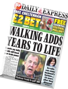 Daily Express – Thursday, 12 March 2015