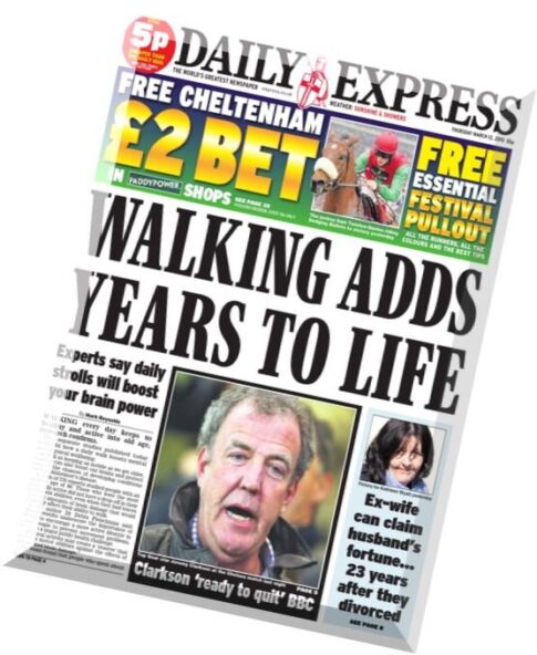 Daily Express – Thursday, 12 March 2015