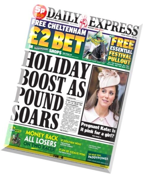 Daily Express – Tuesday, 10 March 2015