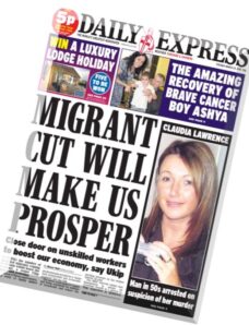 Daily Express – Tuesday, 24 March 2015