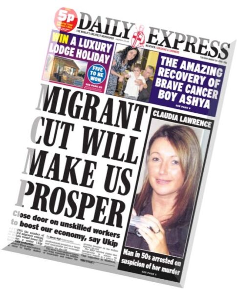 Daily Express — Tuesday, 24 March 2015