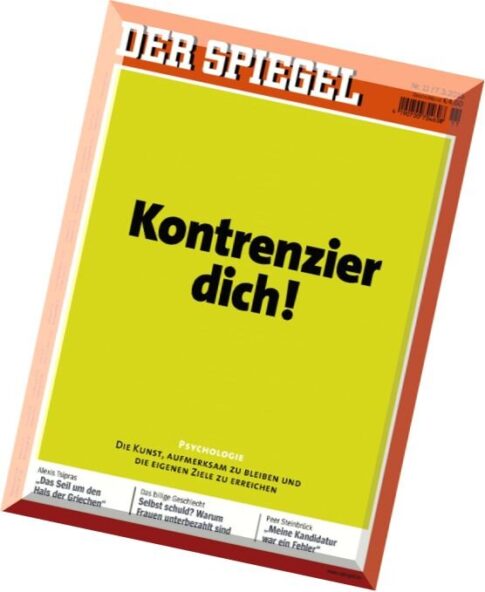 Der Spiegel 11-2015 (07.03.2015)