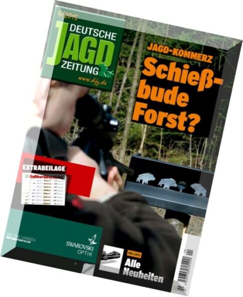 Deutsche Jagdzeitung Nr. 4, 2015