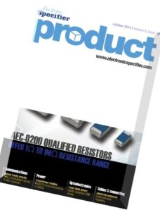 Electronic Specifier Product – October 2014