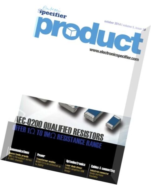 Electronic Specifier Product — October 2014