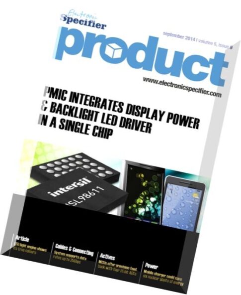 Electronic Specifier Product – September 2014