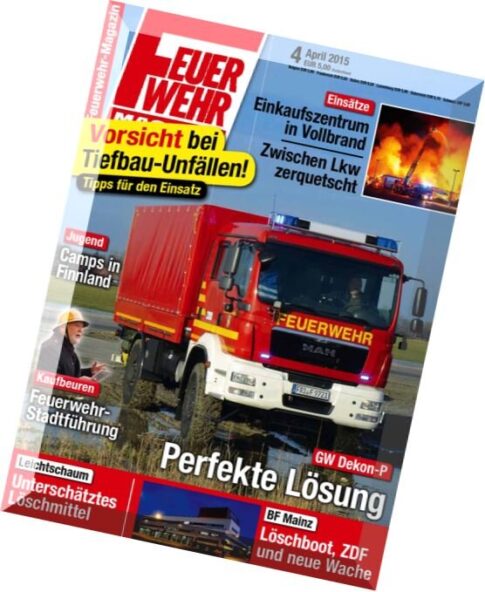 Feuerwehr Magazin April 04, 2015
