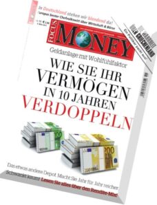 Focus Money Finanzmagazin N 11, 04 Marz 2015