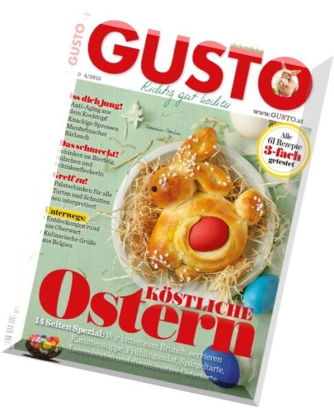 Gusto Magazin April N 04, 2015