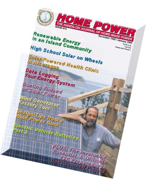 Home Power Magazine – Issue 074 – 1999-12-2000-01