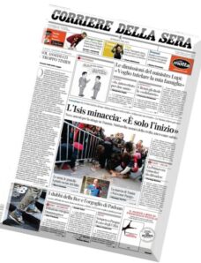 Il Corriere della Sera (20-03-15) + SETTE