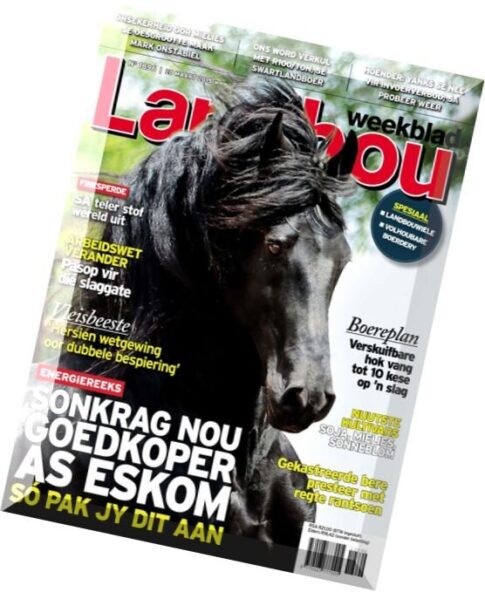 Landbou weekblad — 20 Maart 2015