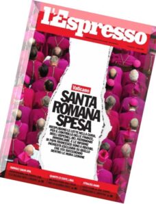 l’Espresso N 9 – 5 Marzo 2015