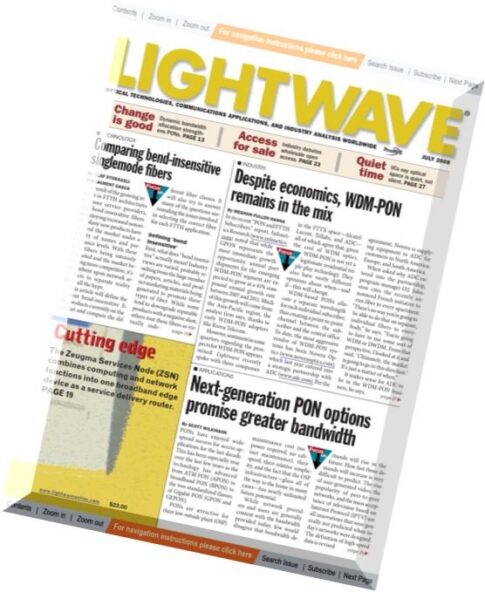 Lightwave – July 2008