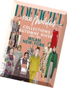 L’Officiel Mode 1000 Modeles N 152 – Collections Automne-Hiver-Fall-Winter Collections 2015-2016