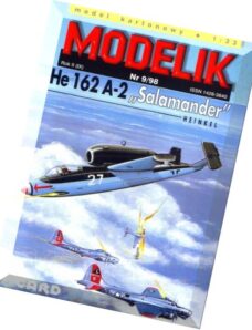 Modelik (1998.09) – Heinkel He-162A-2 Salamander
