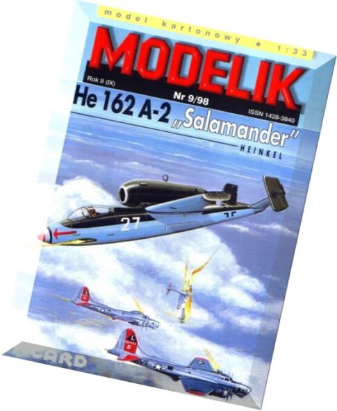 Modelik (1998.09) — Heinkel He-162A-2 Salamander