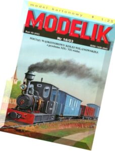 Modelik (2003.16) – Pociag waskotorowy