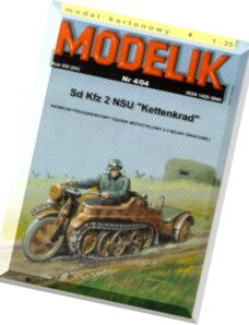 Modelik (2004.04) – Sd Kfz.2 NSU Kattenkrad HK-101
