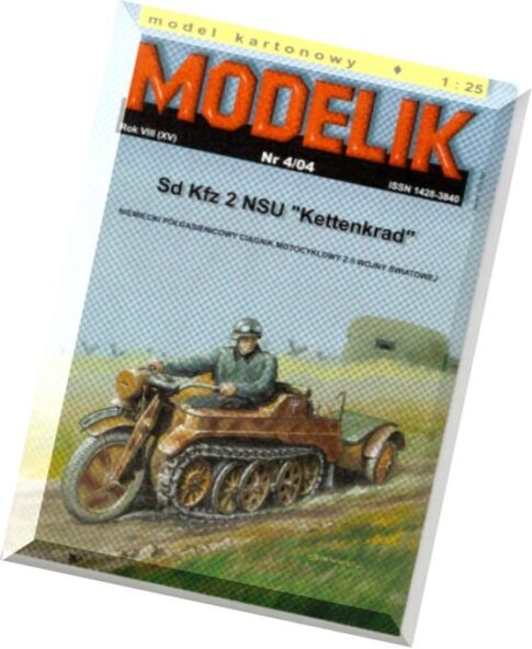 Modelik (2004.04) — Sd Kfz.2 NSU Kattenkrad HK-101