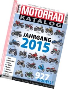 Motorrad Magazin Katalog 2015