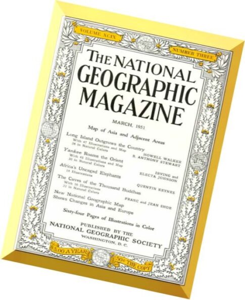 National Geographic Magazine 1951-03, March