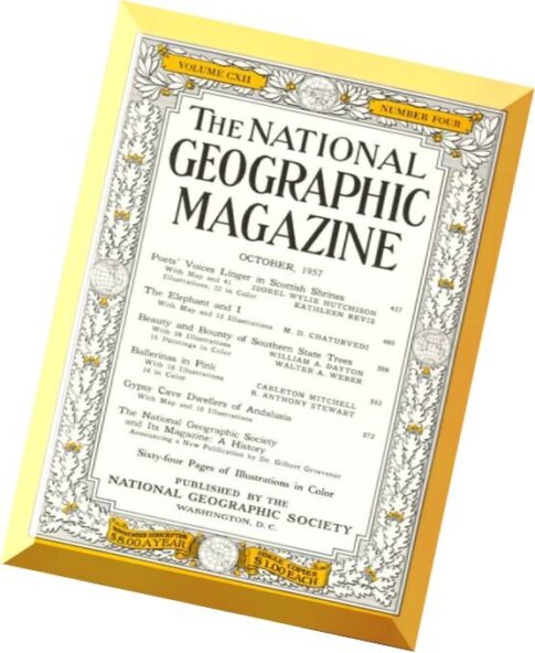 National Geographic Magazine 1957-10, October