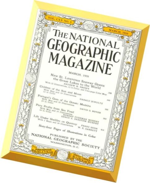 National Geographic Magazine 1959-03, March