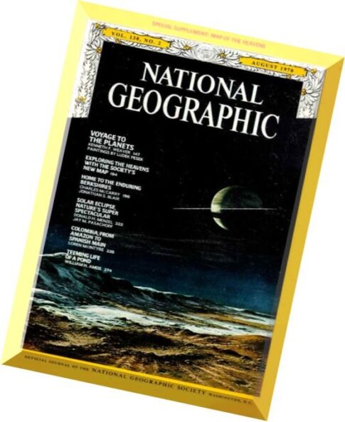 National Geographic Magazine 1970-08, August