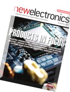 New Electronics Magazine – 24 November 2014
