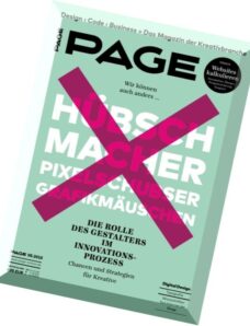 Page – Magazin der Kreativbranche Mai 05, 2015