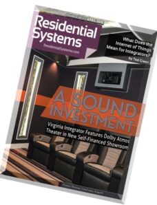 Residential Systems – April 2015