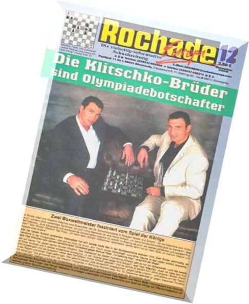 Rochade Europa Issue 12, 2008