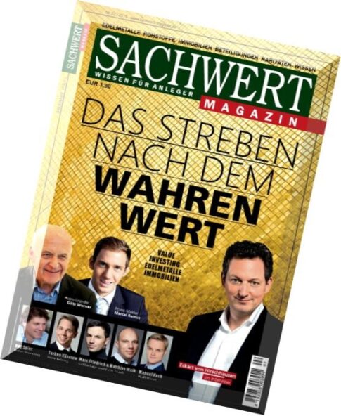 Sachwert Magazin Nr. 2, 2015