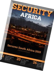 Security Africa Magazine – January-February 2015